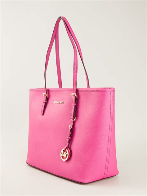 jet set michael kors pink|pink michael kors tote.